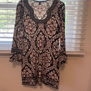 White House Black Market Tunic Large